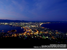 Nighttime view of Hakodate