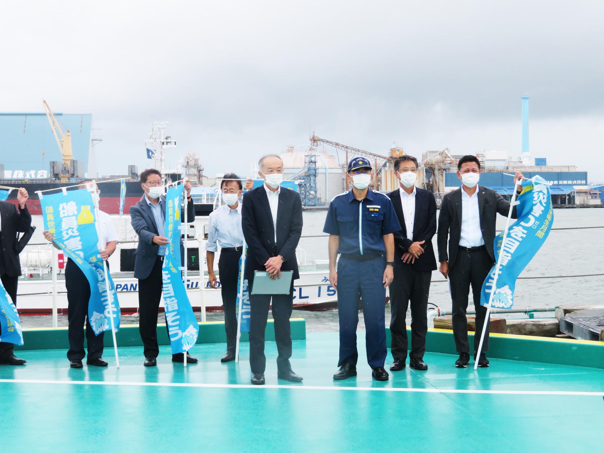 安全衛生月間において「船員労働安全衛生大会」が開催されました（静岡運輸支局清水庁舎）