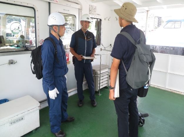 船員の安全衛生に係る訪船指導を実施しました【鳥羽海事事務所】