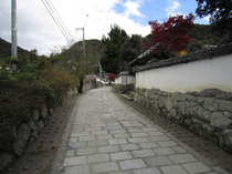 太山寺参道の石畳